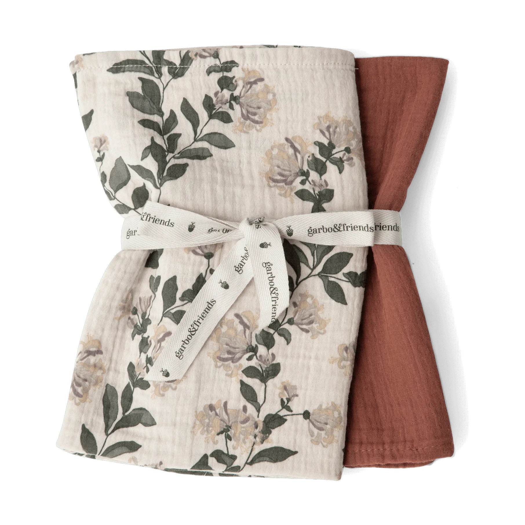 Coperta piccola Honeysuckle Muslin 2 pezzi, 60x60 cm Garbo&Friends