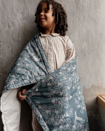 Coperta trapuntata Fauna Forest - 90x120 cm - Garbo&Friends