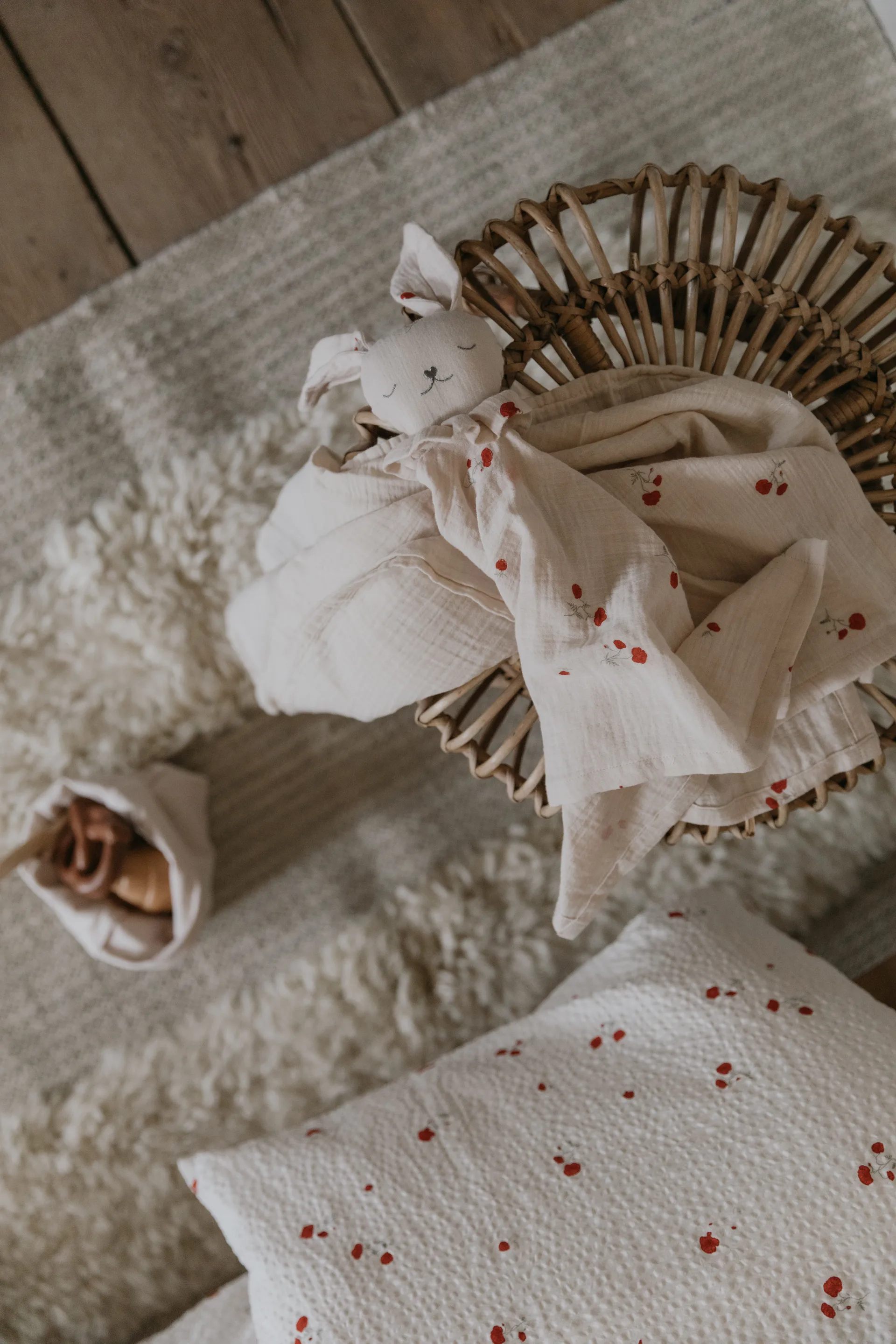 Copertina Poppy Muslin , 48x48 cm Garbo&Friends