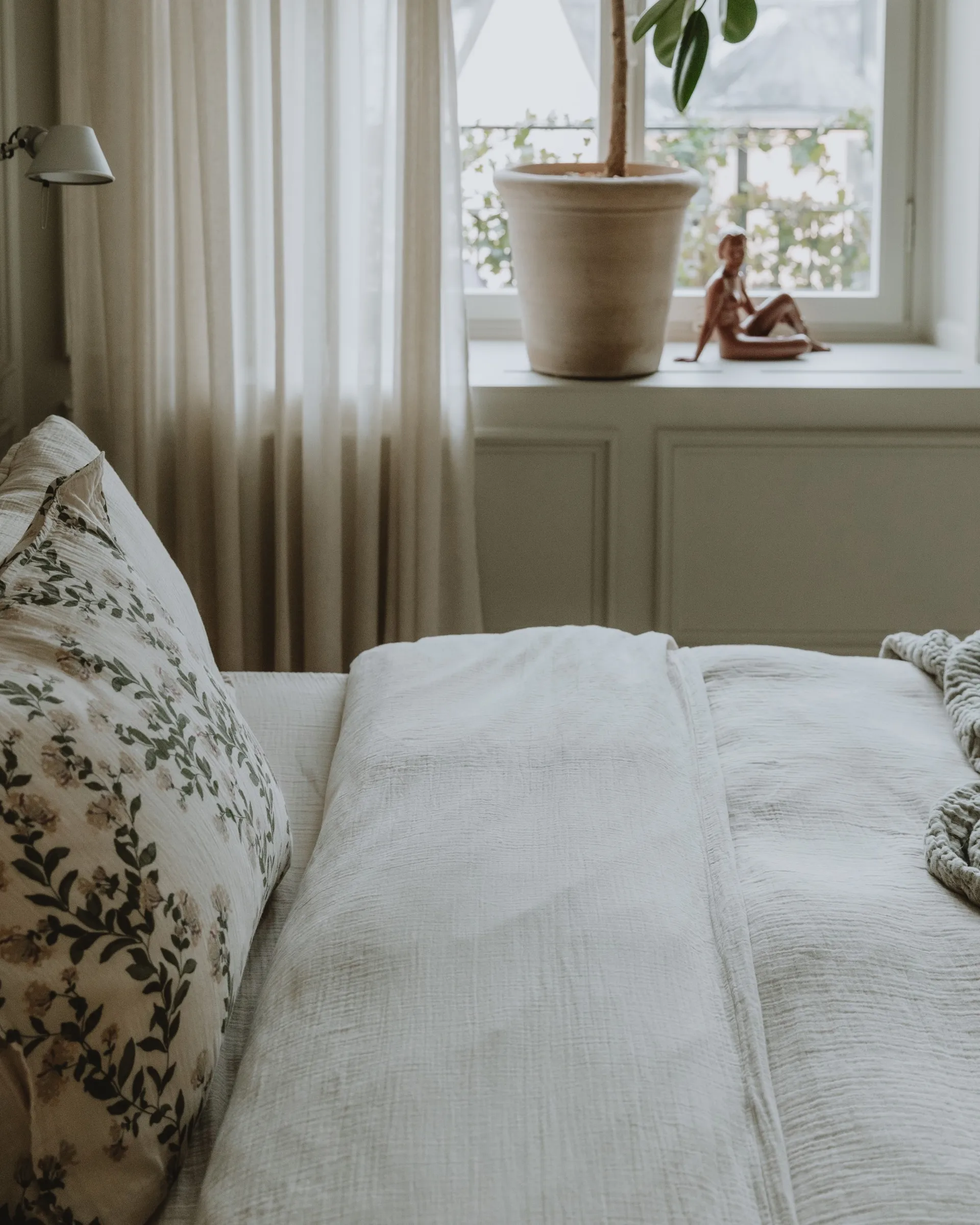 Copripiumino Eggshell Muslin double, 220X220 cm Garbo&Friends