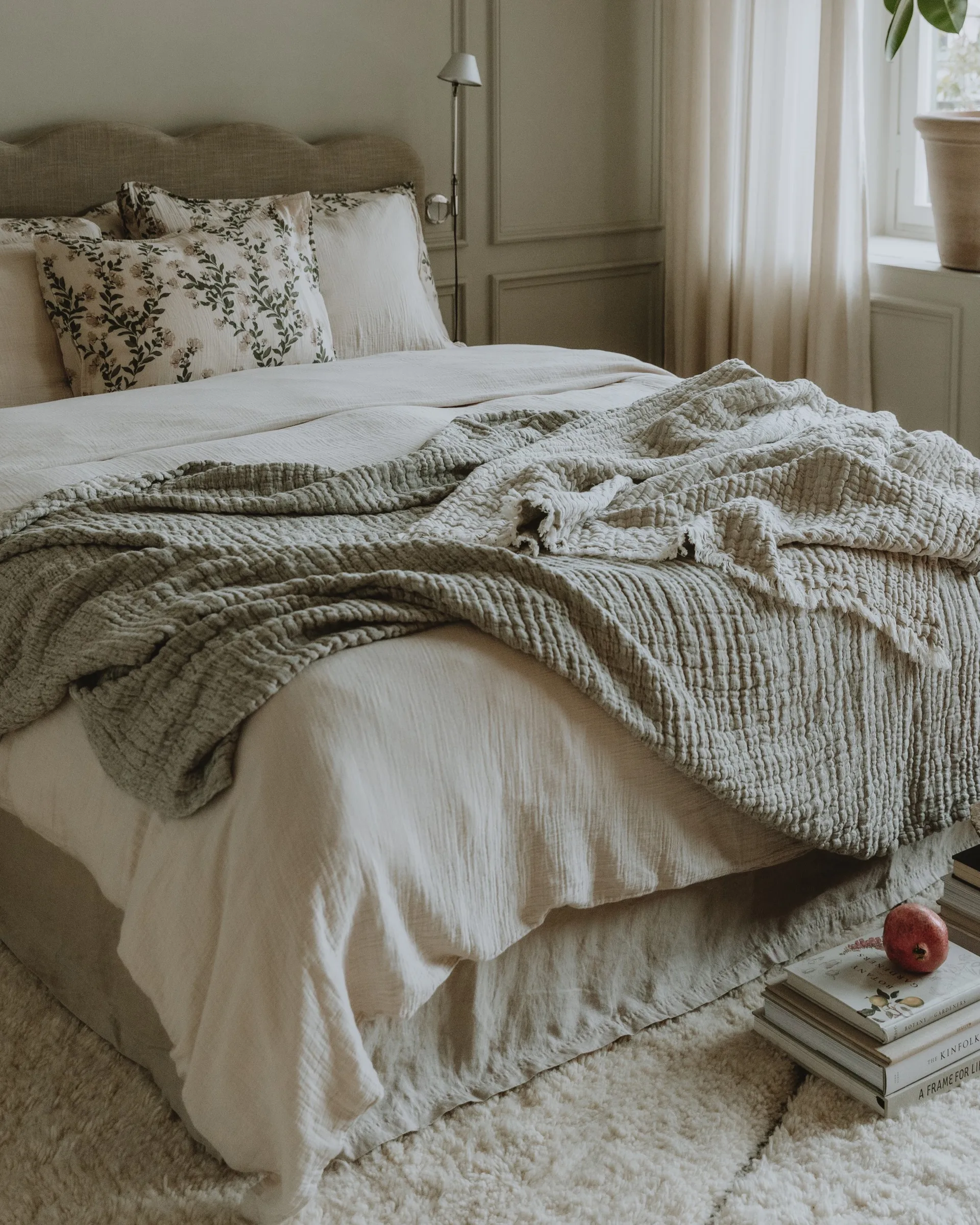 Copripiumino Eggshell Muslin double, 240x220 cm Garbo&Friends