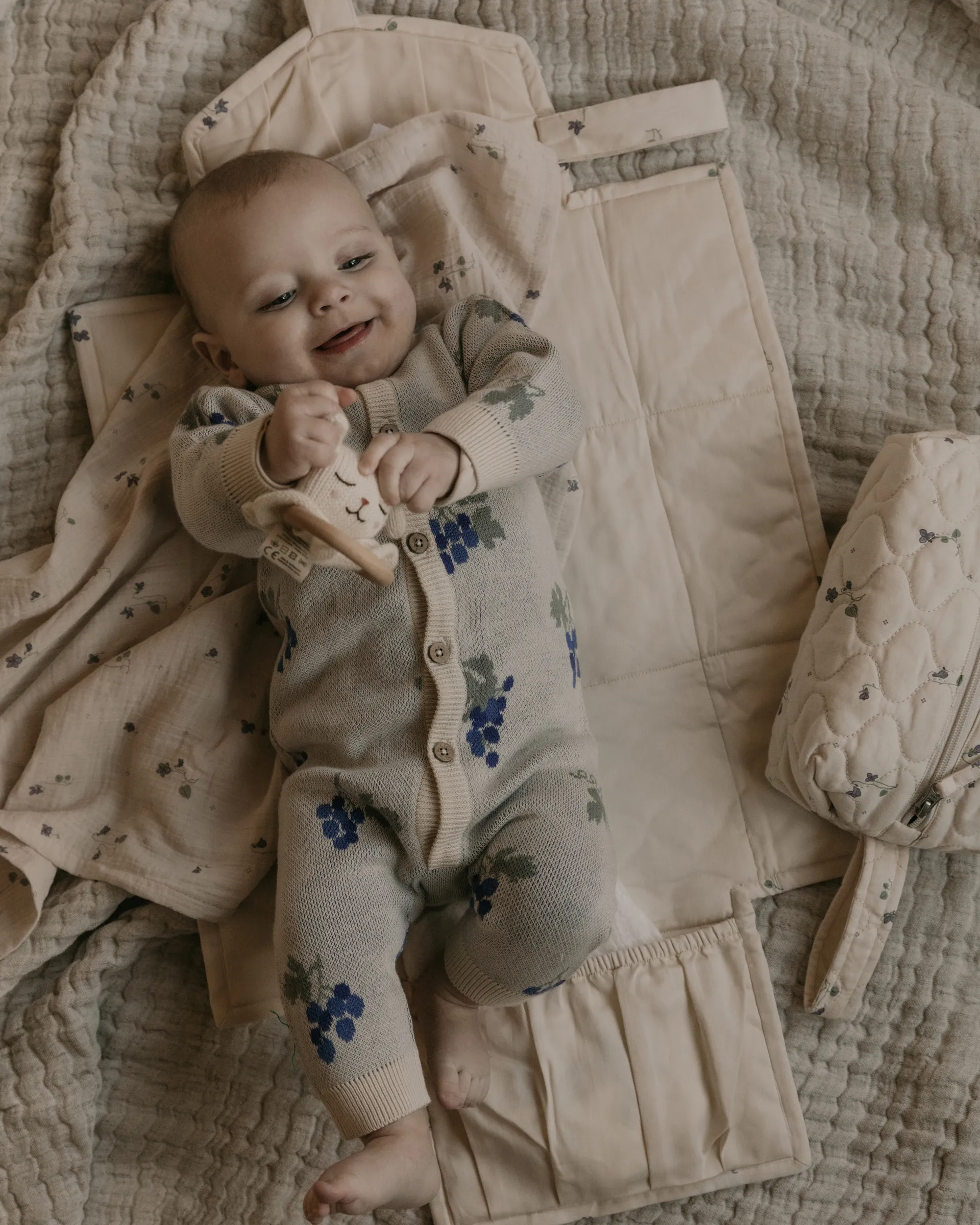 Fasciatoio portatile Viola Satin change to go , 46x80 cm Garbo&Friends