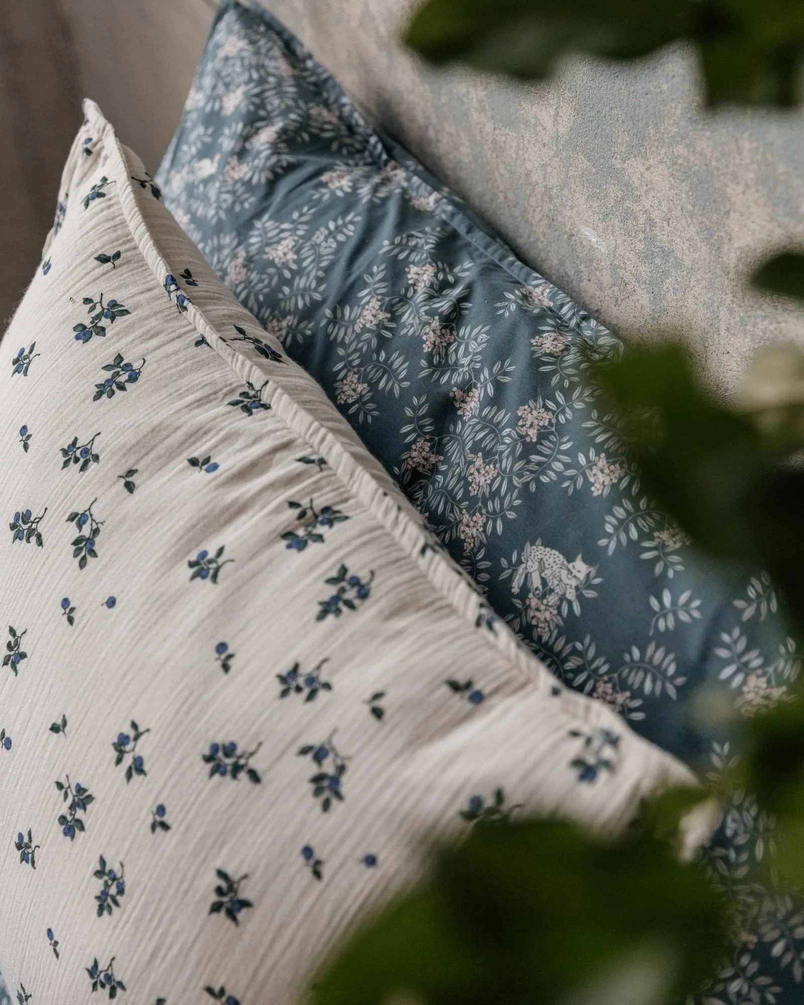 Federa Blueberry Muslin, 80x80 cm Garbo&Friends