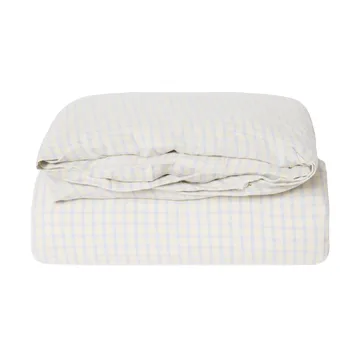 Gingham Sky Blue Muslin copripiumino - 135x200 cm - Garbo&Friends