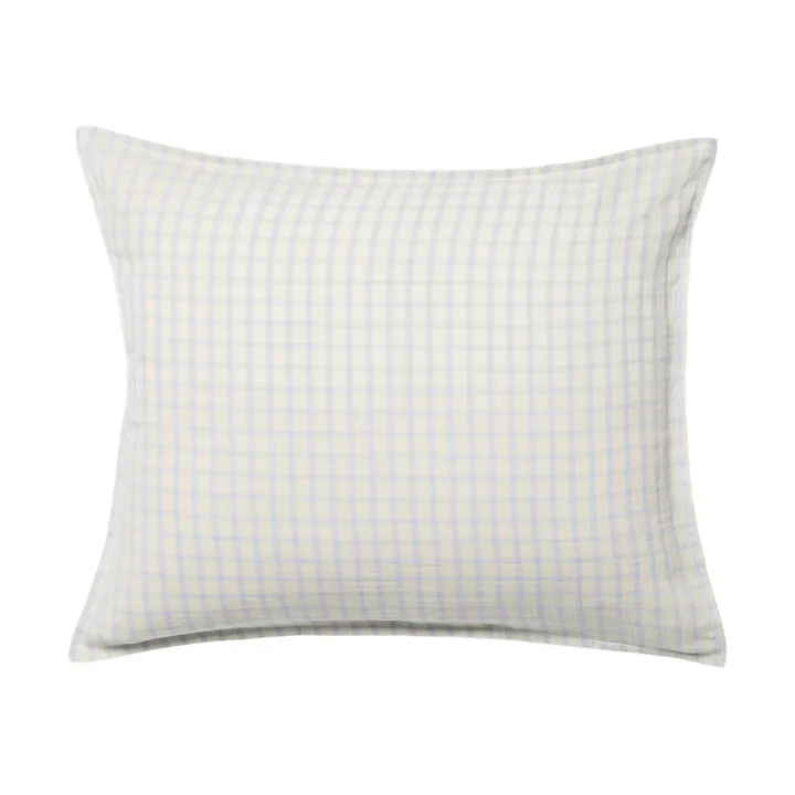 Gingham Sky Blue Muslin federa - Sky 50x60 cm - Garbo&Friends