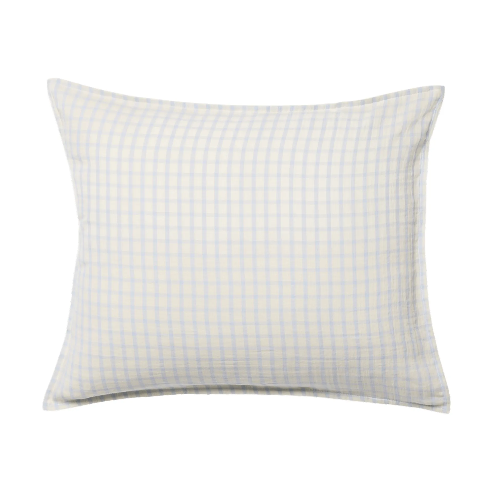 Gingham Sky Blue Muslin federa, Sky 50x70 cm Garbo&Friends