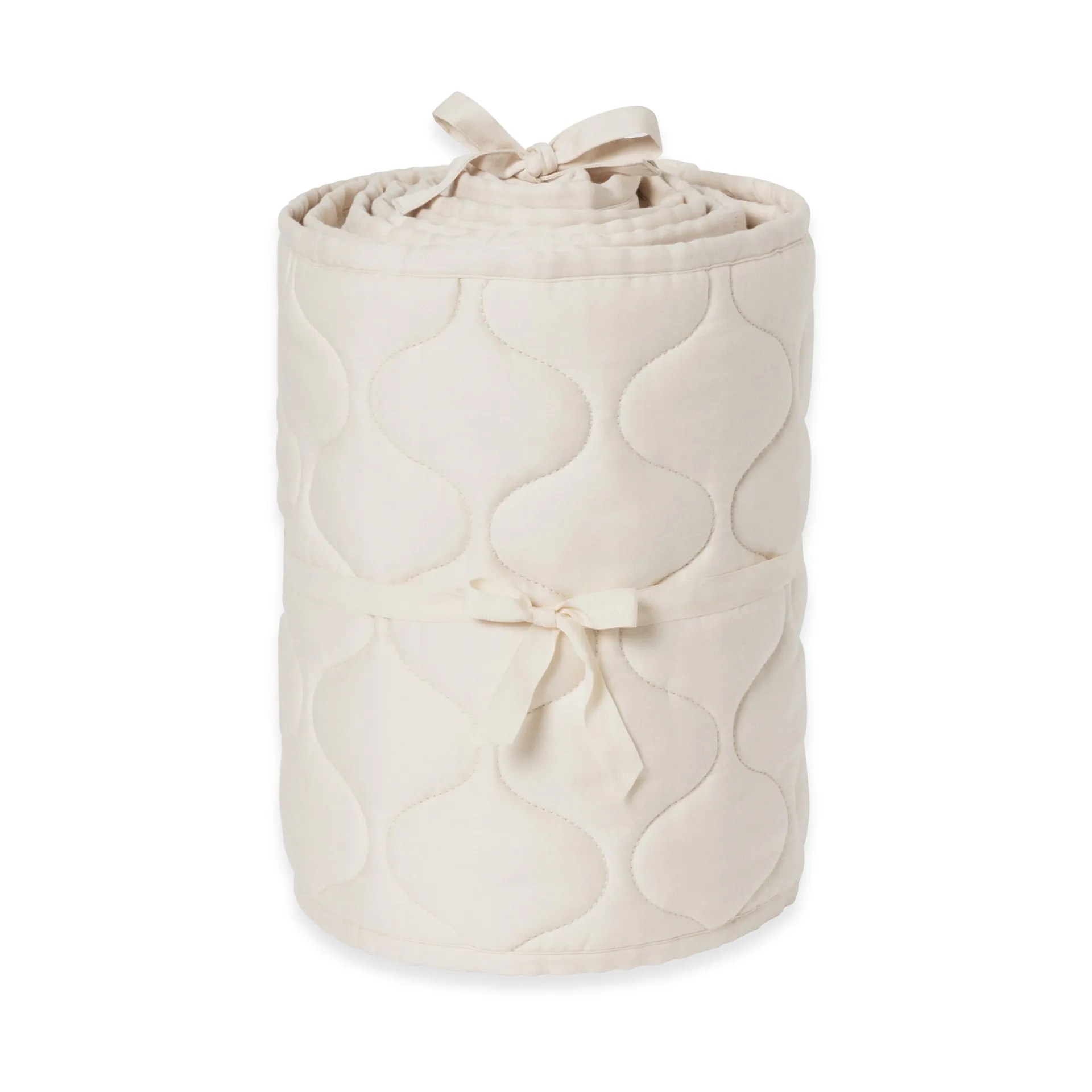 Imbottitura trapuntata per lettino Eggshell Satin , 30x360 cm Garbo&Friends