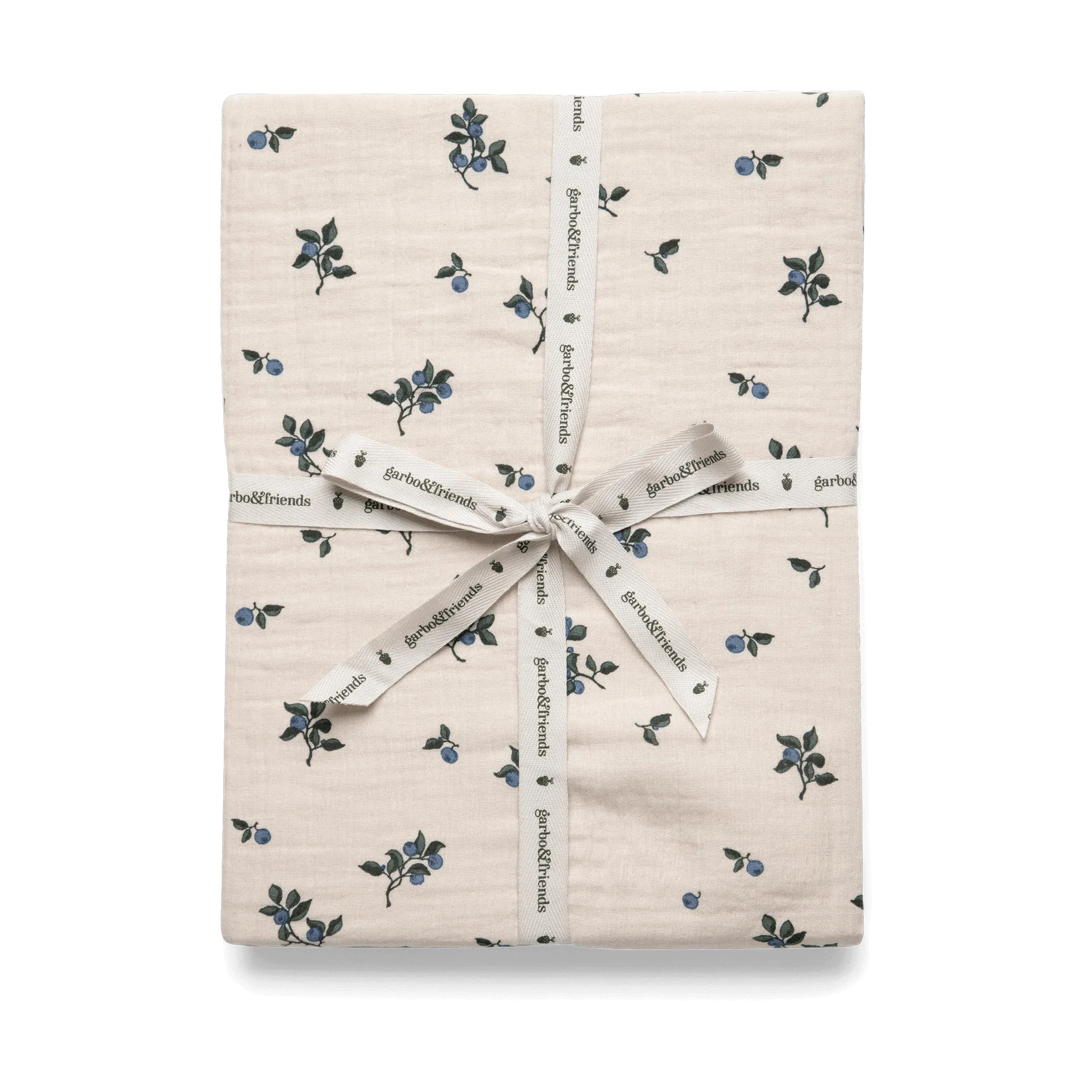 Lenzuolo con angoli Blueberry Muslin, 180x200x30 cm Garbo&Friends