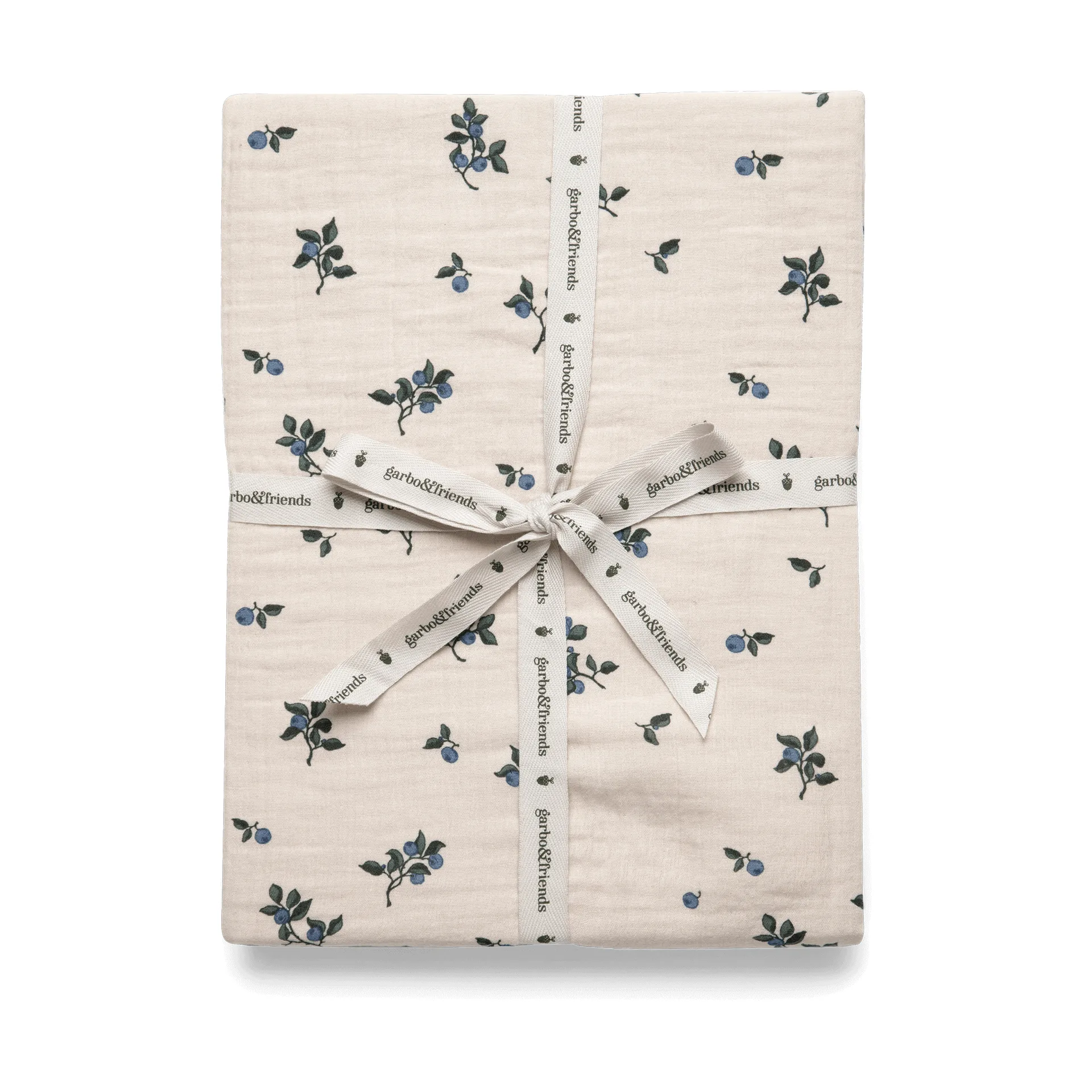 Lenzuolo con angoli Blueberry Muslin, 60x120x20 cm Garbo&Friends