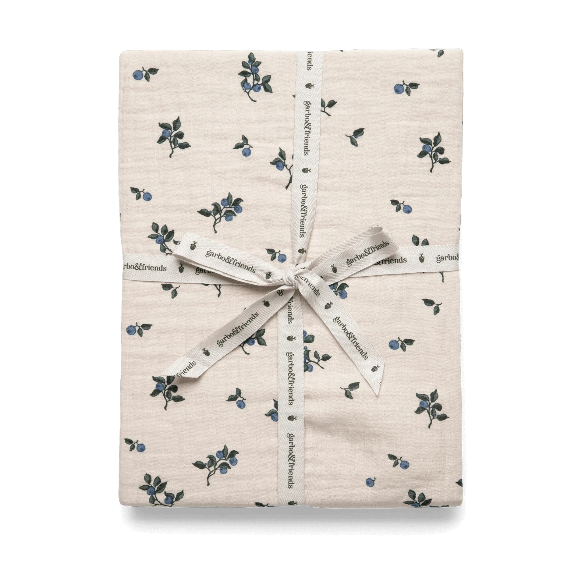Lenzuolo con angoli Blueberry Muslin, 70x140x20 cm Garbo&Friends