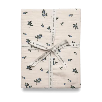 Lenzuolo con angoli Blueberry Muslin - 70x140x20 cm - Garbo&Friends