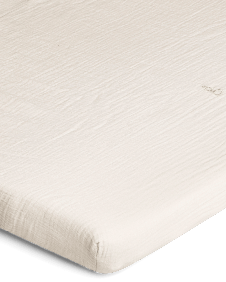 Lenzuolo con angoli Eggshell Muslin, 90x200x30 cm Garbo&Friends