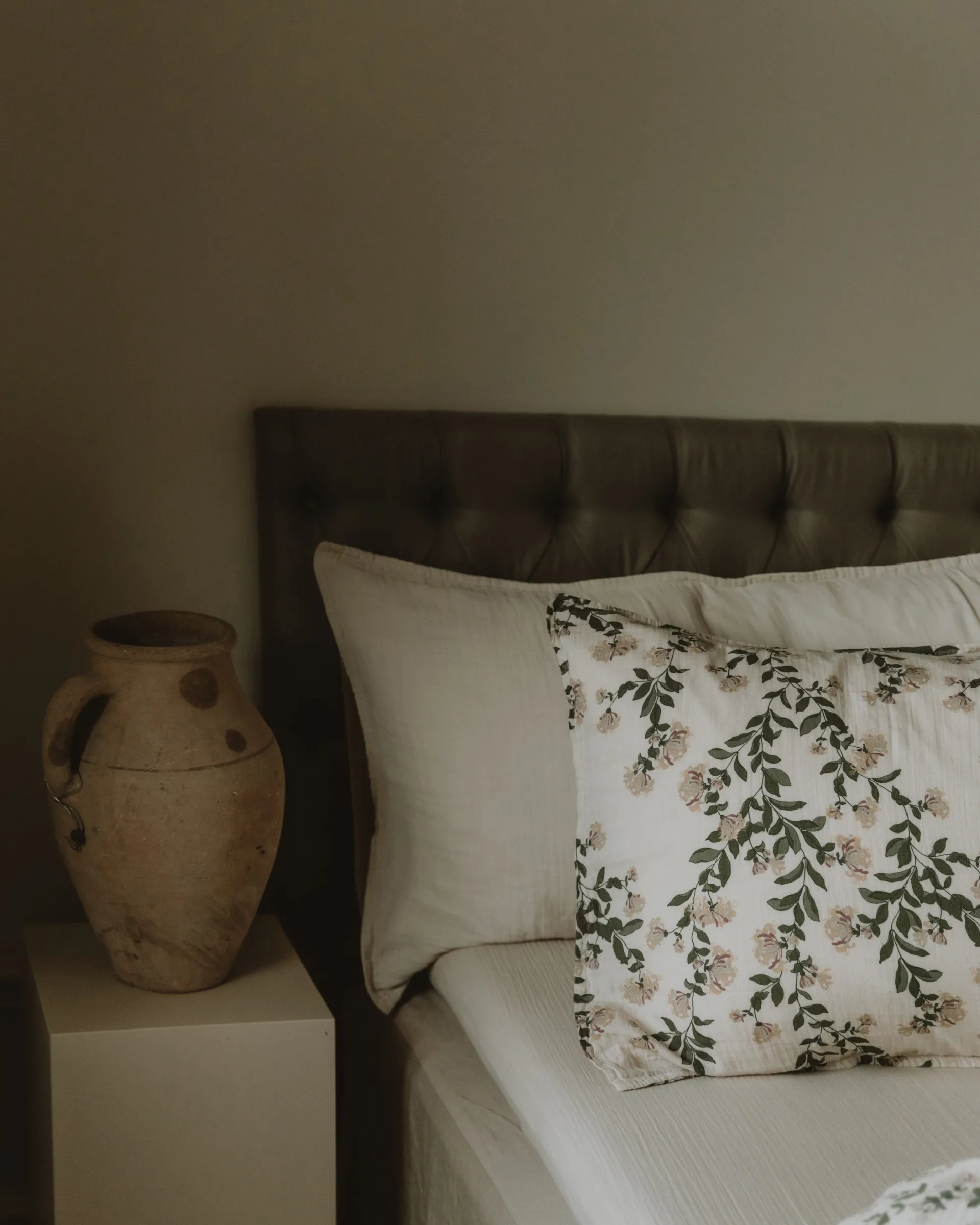 Lenzuolo con angoli Eggshell Muslin, 90x200x30 cm Garbo&Friends