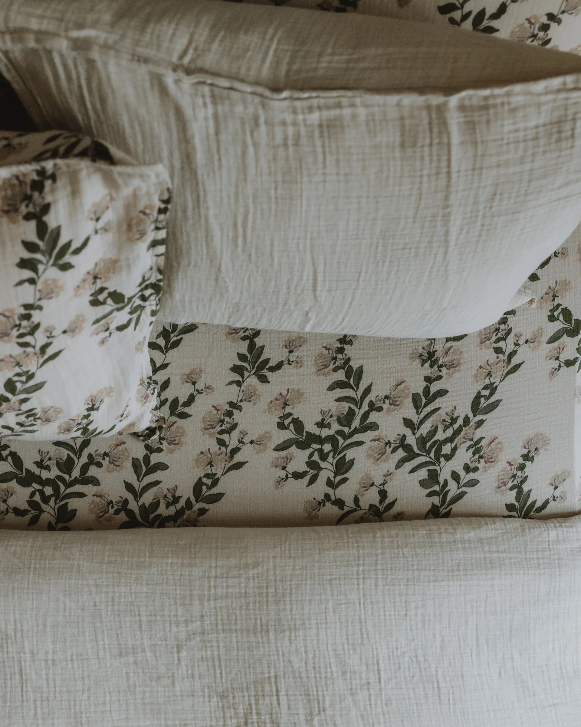 Lenzuolo con angoli Honeysuckle Muslin, 180x200x30 cm Garbo&Friends