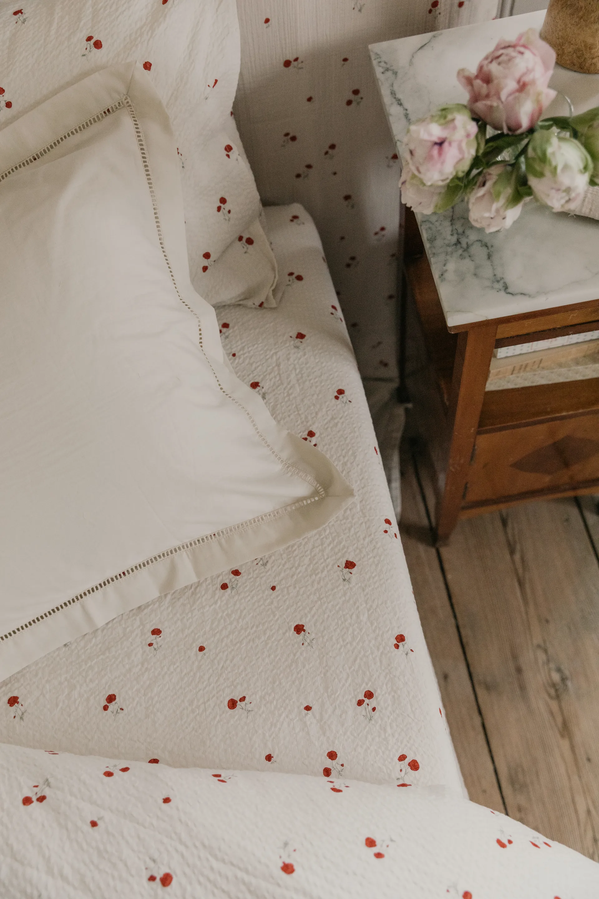 Lenzuolo con angoli Poppy Seersucker, 160x200x30 cm Garbo&Friends