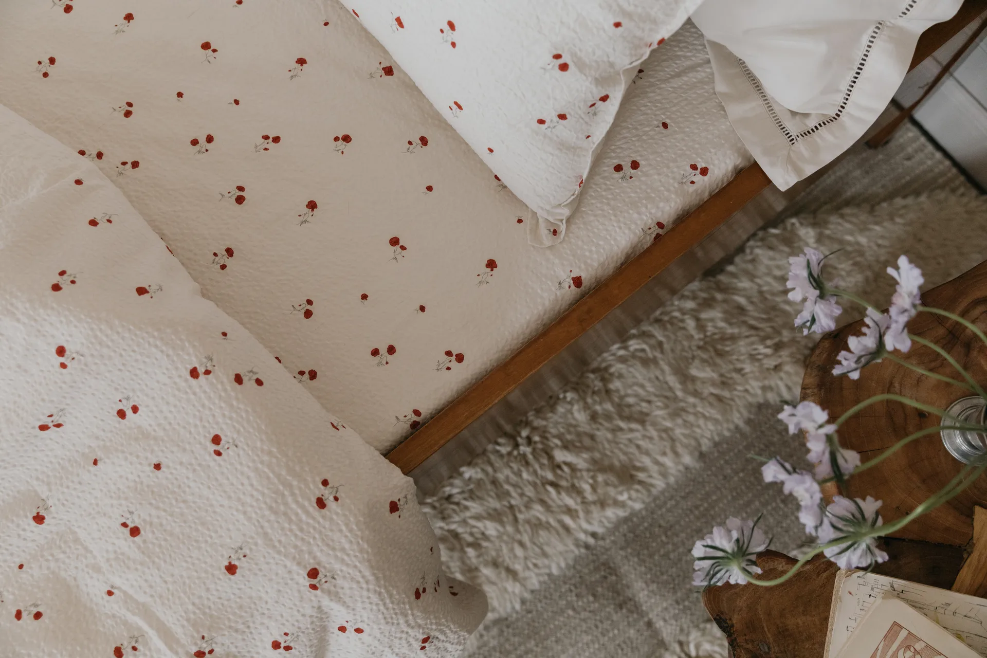 Lenzuolo con angoli Poppy Seersucker, 180x200x30 cm Garbo&Friends