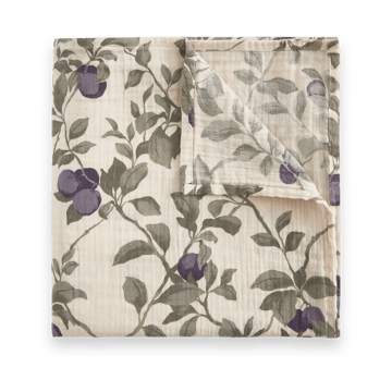 Mussola di cotone swaddle Plum - 110x110 cm - Garbo&Friends