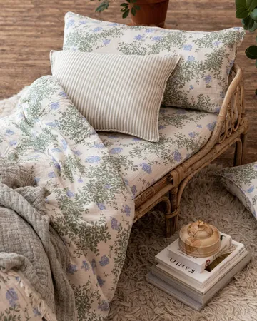 Plumbago Muslin copripiumino - 140x200 cm - Garbo&Friends