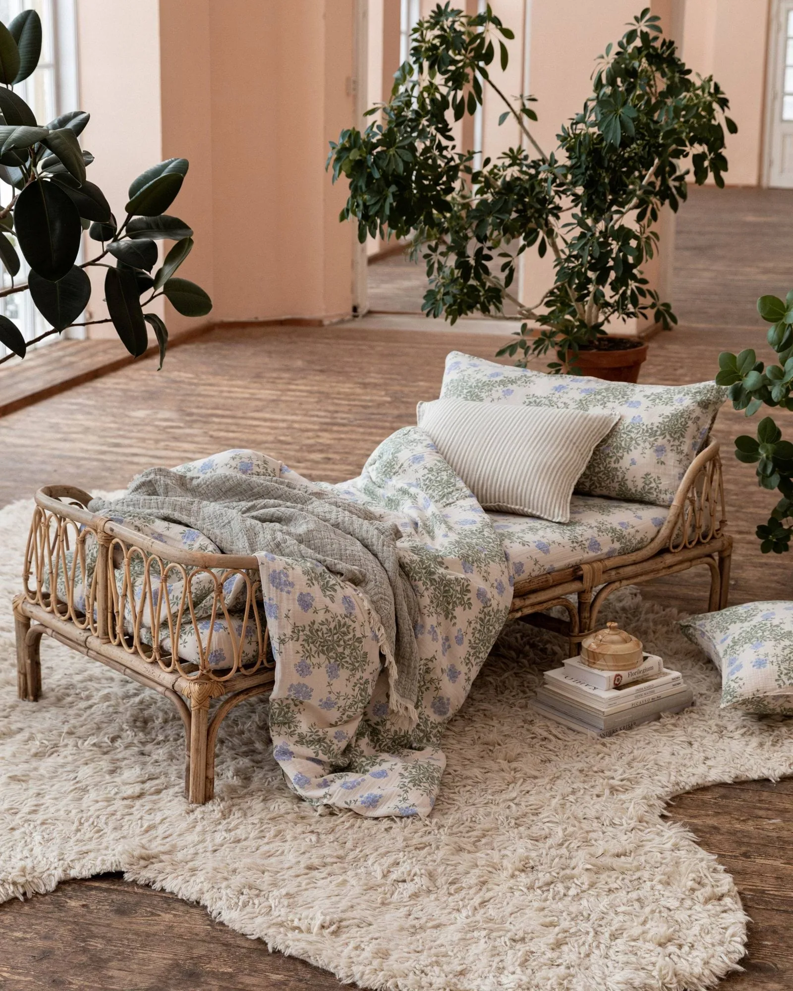 Plumbago Muslin copripiumino, 150x210 cm Garbo&Friends