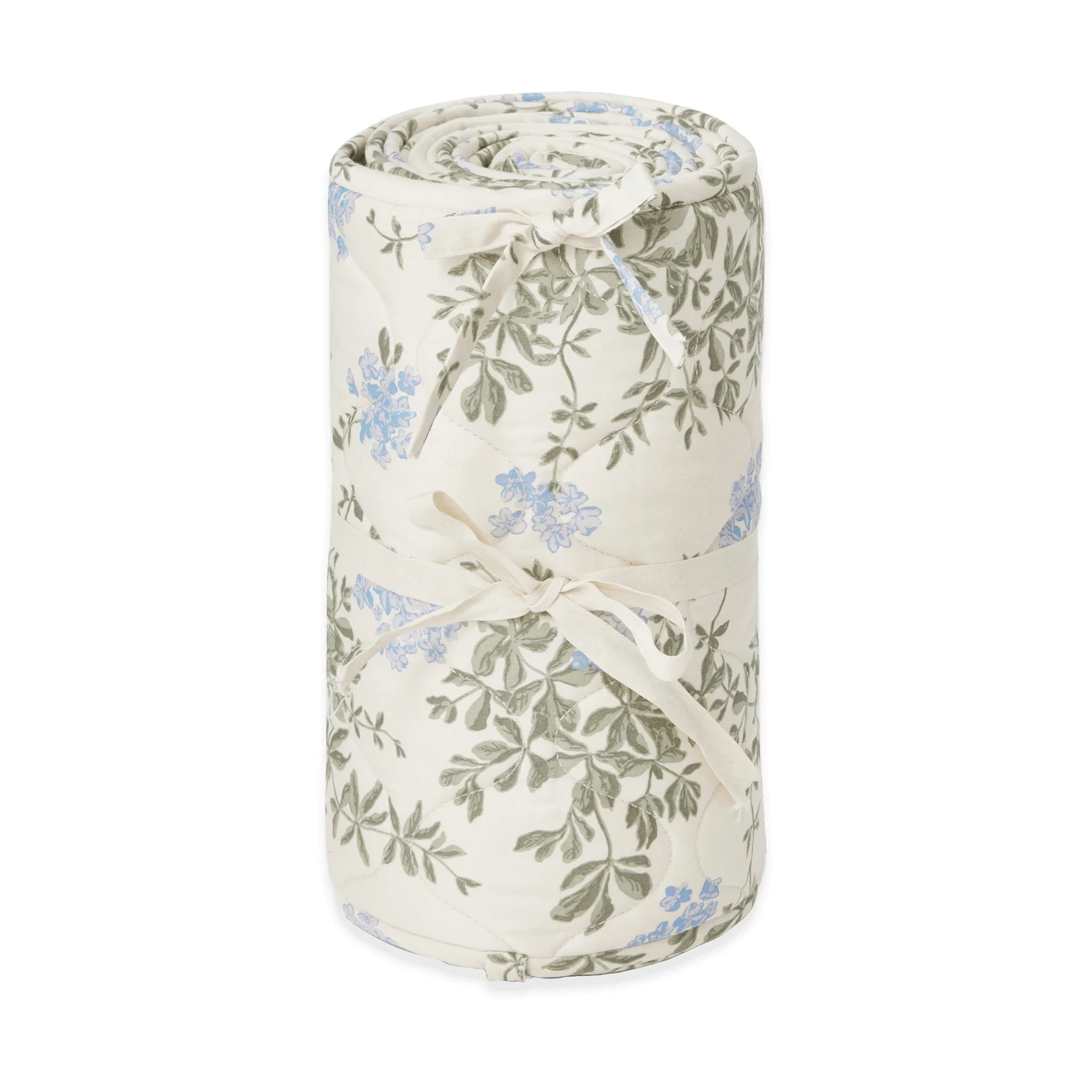 Protezione imbottita per culla in raso Plumbago, 30x360 cm Garbo&Friends