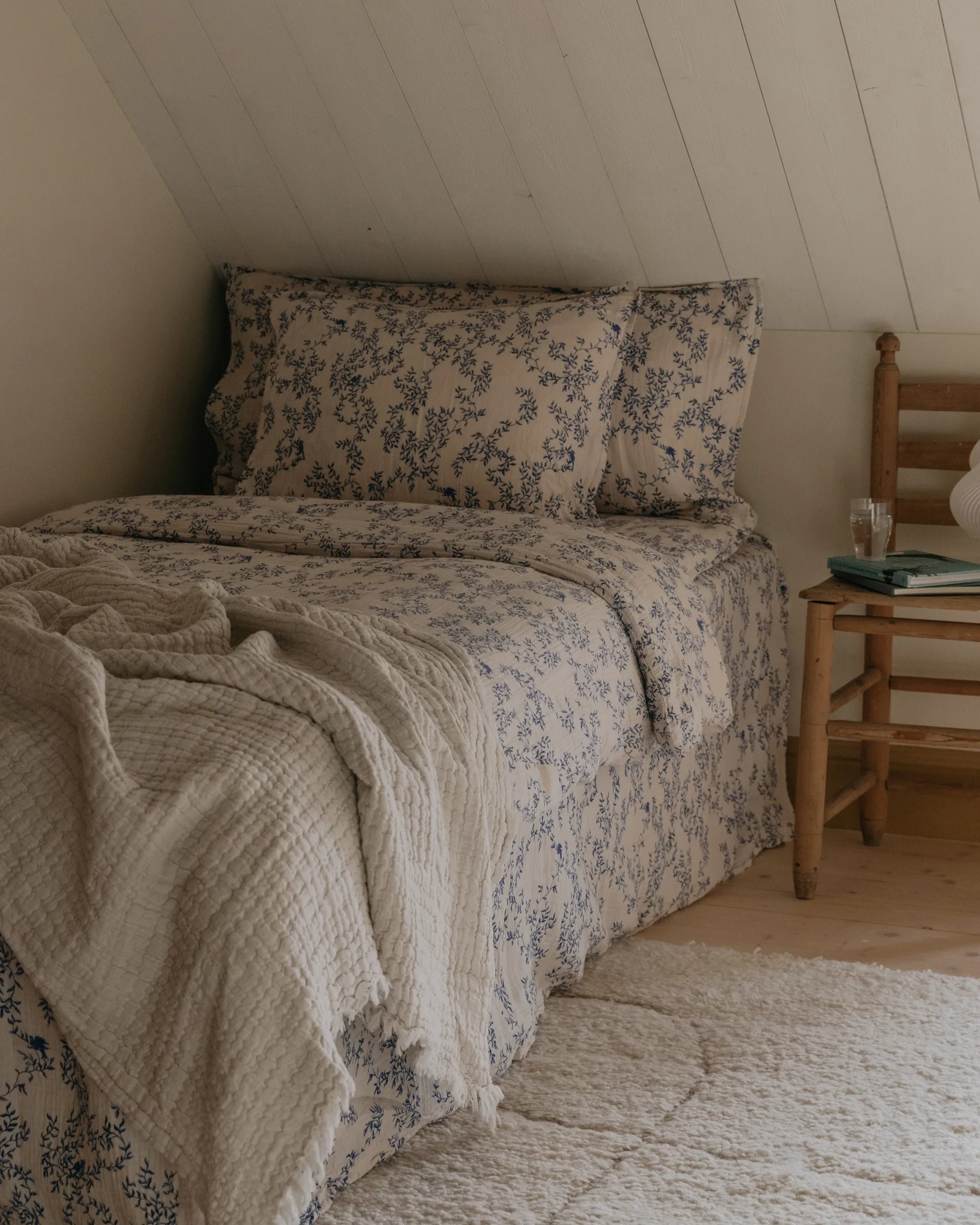 Set da letto Jardim Muslin, 150x210 cm/50x60 cm Garbo&Friends