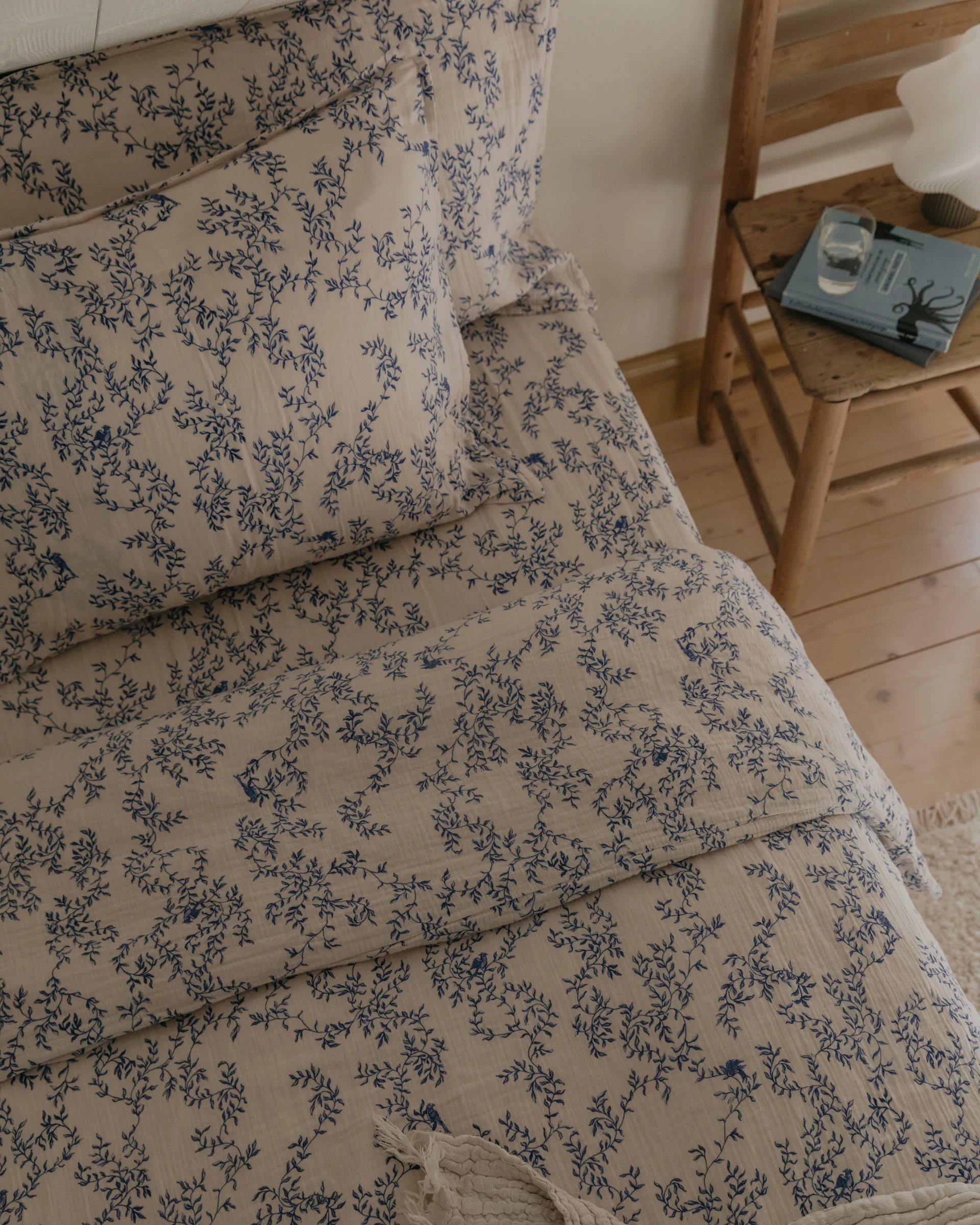 Set da letto Jardim Muslin, 150x210 cm/50x60 cm Garbo&Friends