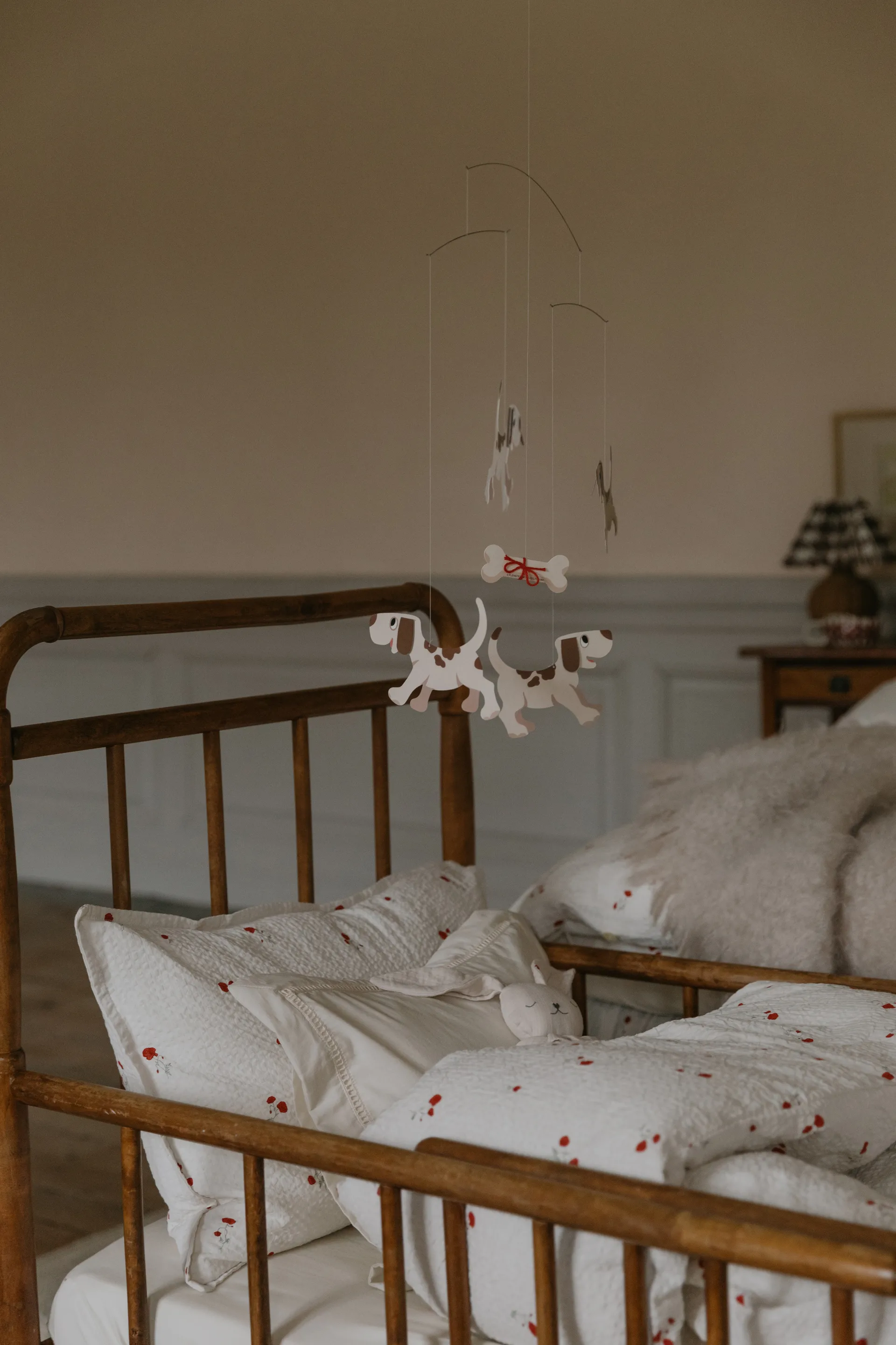 Set da letto junior Poppy Seersucker , 100x130 cm/35x55 cm Garbo&Friends