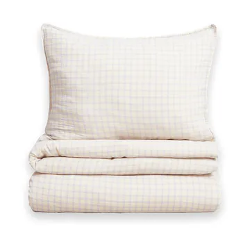 Set lenzuola in mussola Gingham Sky Blue - 150x210 cm/50x60 cm - Garbo&Friends