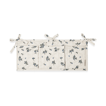 Tasca da letto trapuntata in raso Blueberry - 18x43 cm - Garbo&Friends
