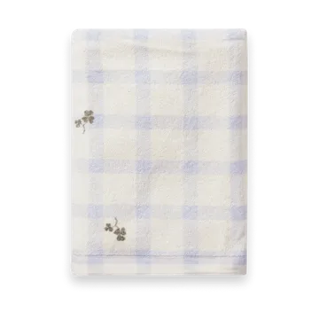 Telo da bagno in spugna Gingham Sorrel Blue Terry - 70x140 cm - Garbo&Friends