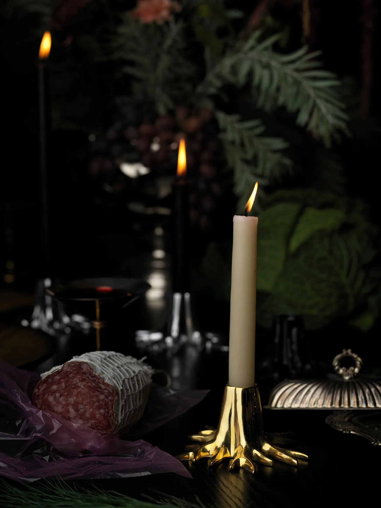 Candelabro Garden Glory The Root, Brass Garden Glory