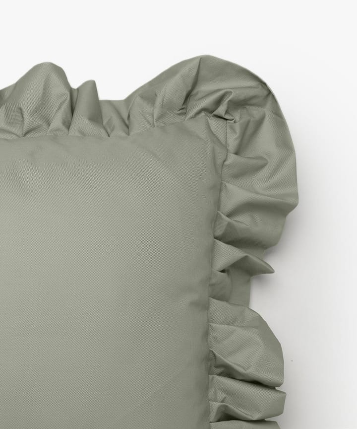 Cuscino da esterno con volant Garden Glory 45x45 cm, Verde Garden Glory