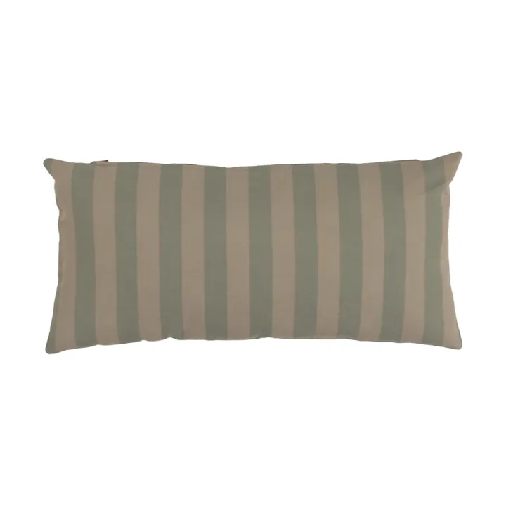 Garden Glory cuscino a righe - Verde eucalipto-beige, 25x50 cm - Garden Glory