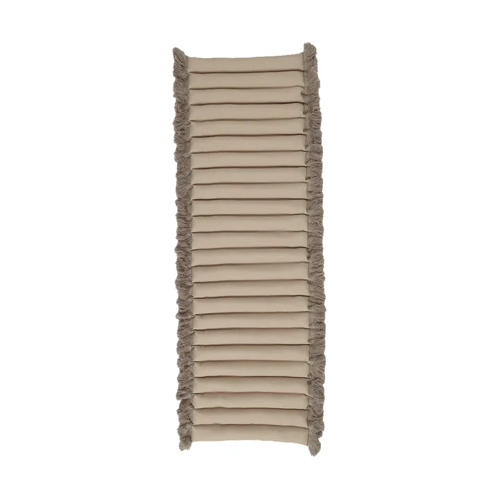 Garden Glory cuscino con frange - Beige, frangia beige, 38x120 cm - Garden Glory