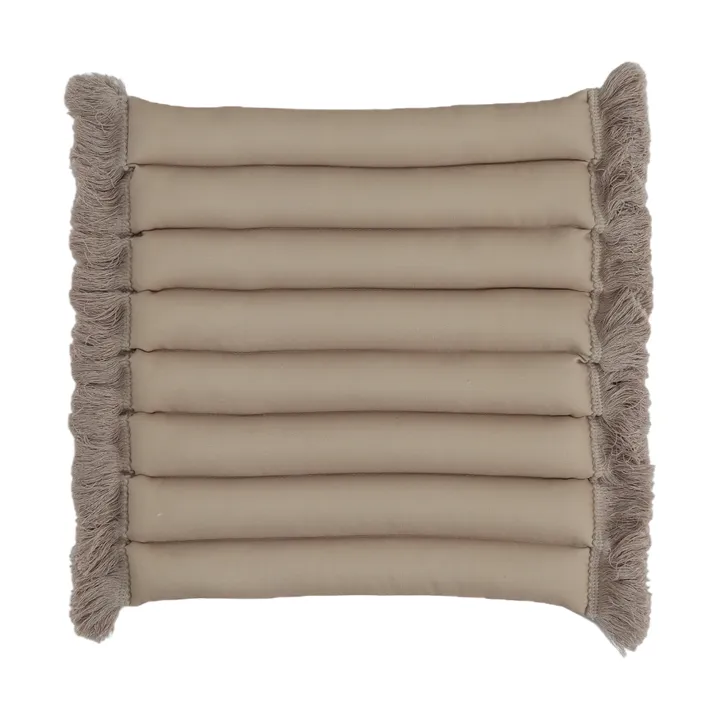 Garden Glory cuscino con frange - Beige, frangia beige, 38x40 cm - Garden Glory