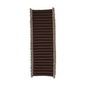 Garden Glory cuscino con frange - Marrone, frangia beige, 38x120 cm - Garden Glory