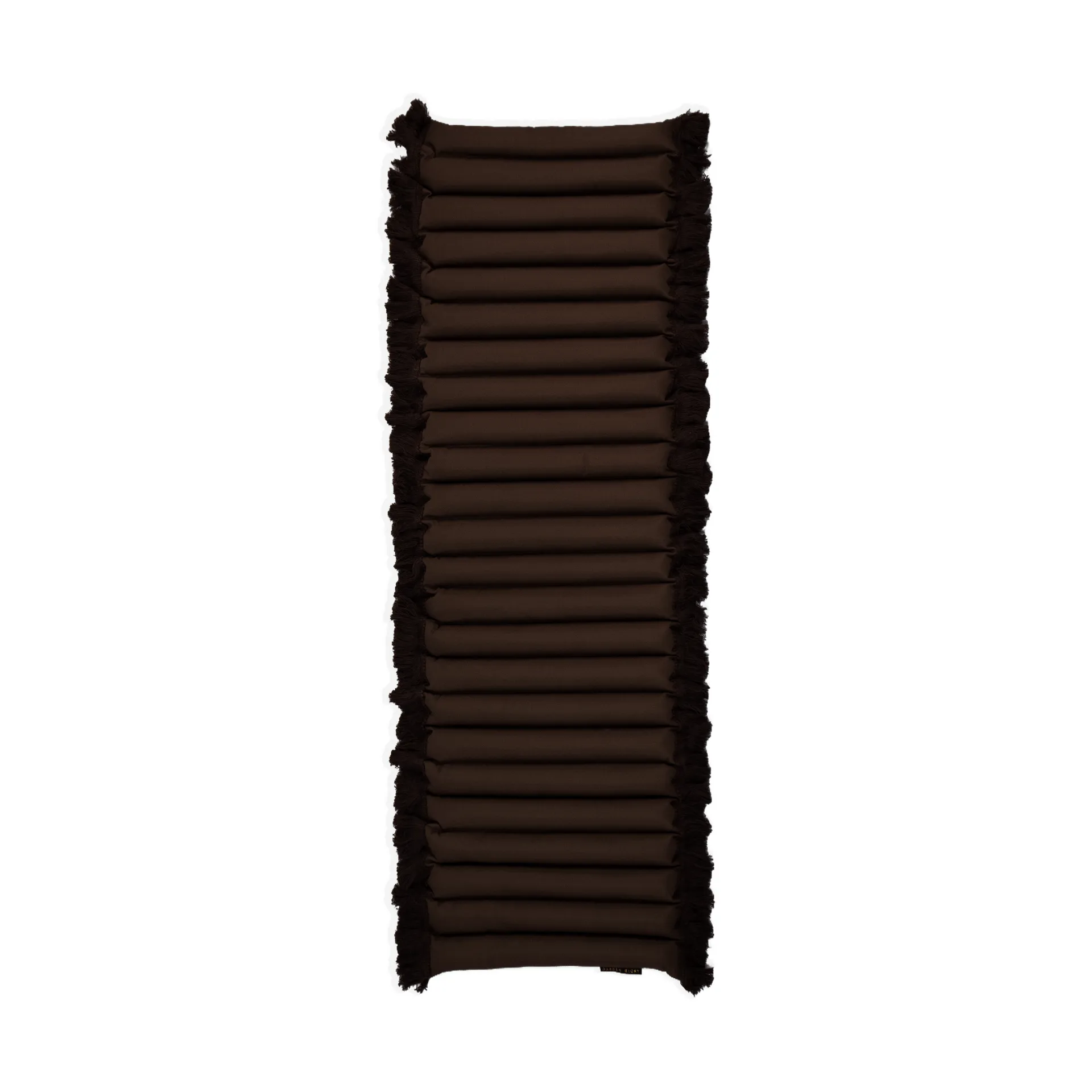 Garden Glory cuscino con frange, Marrone, frangia marrone, 38x120 cm Garden Glory