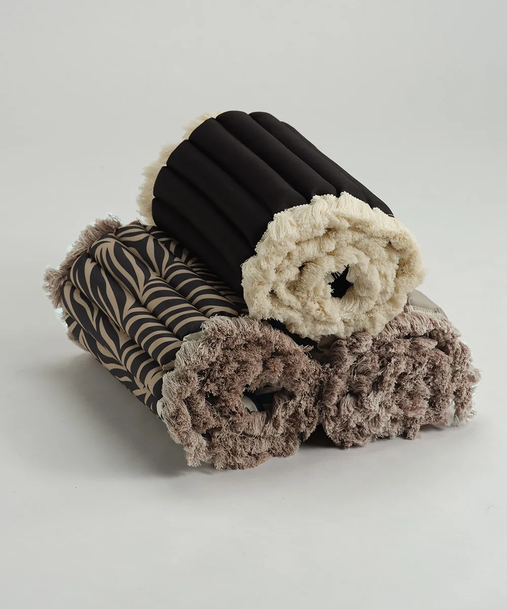 Garden Glory cuscino con frange, Marrone, frangia marrone, 38x120 cm Garden Glory
