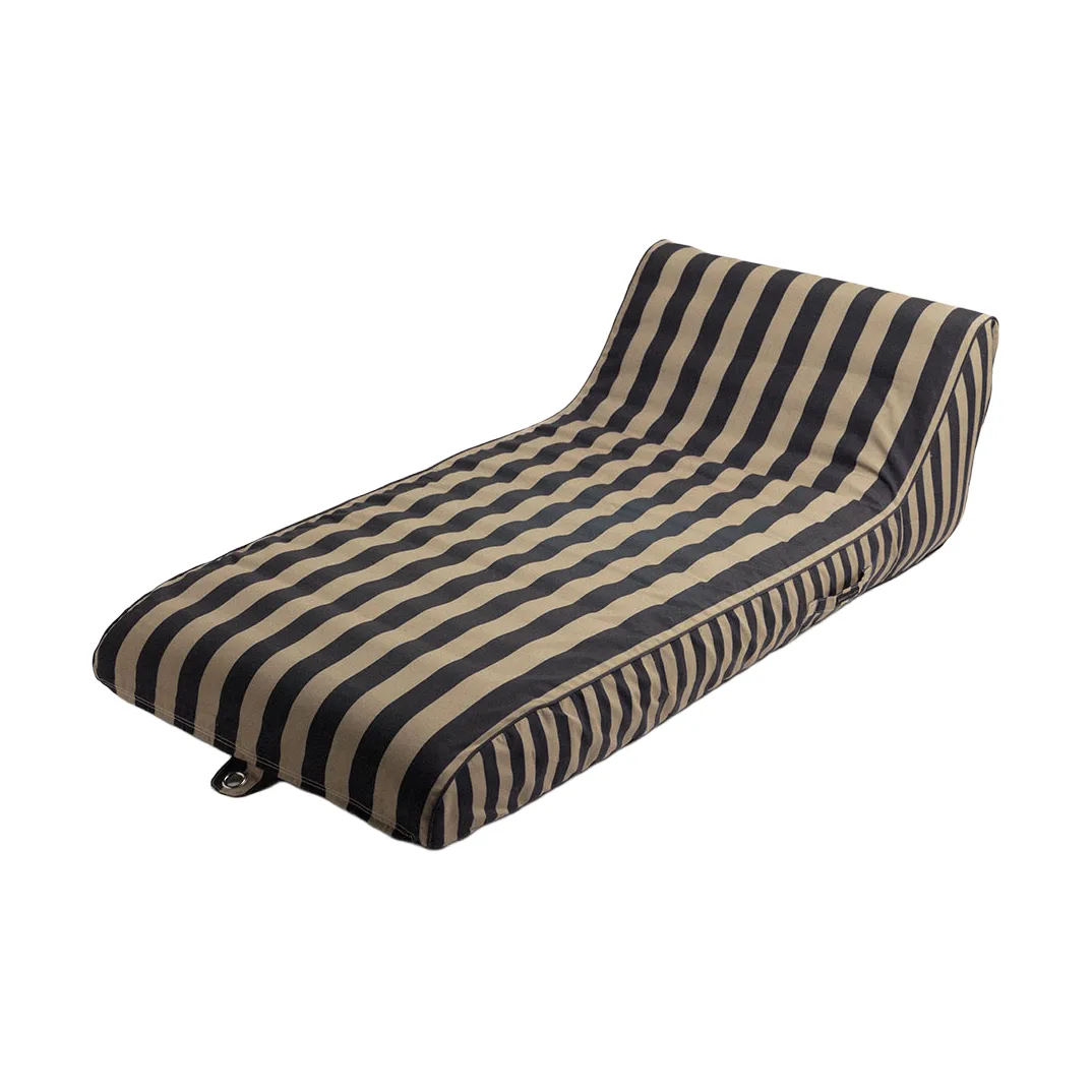Garden Glory lettino galleggiante, Nero-beige, 85x168,5 cm Garden Glory