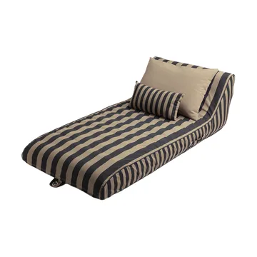Garden Glory lettino galleggiante - Nero-beige, 85x168,5 cm - Garden Glory