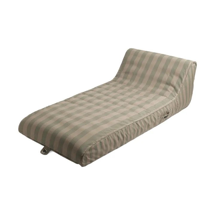Garden Glory lettino galleggiante - Verde eucalipto-beige, 85x168,5 cm - Garden Glory