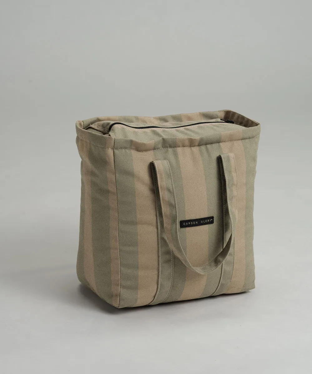 Garden Glory lettino galleggiante, Verde eucalipto-beige, 85x168,5 cm Garden Glory