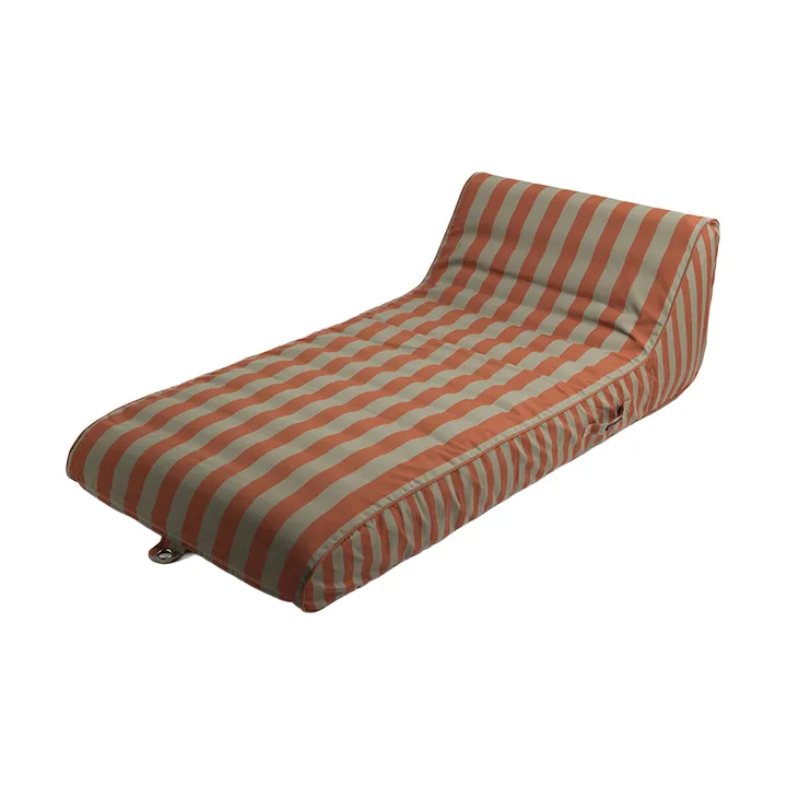 Garden Glory lettino galleggiante - Verde eucalipto-terracotta, 85x168,5 cm - Garden Glory