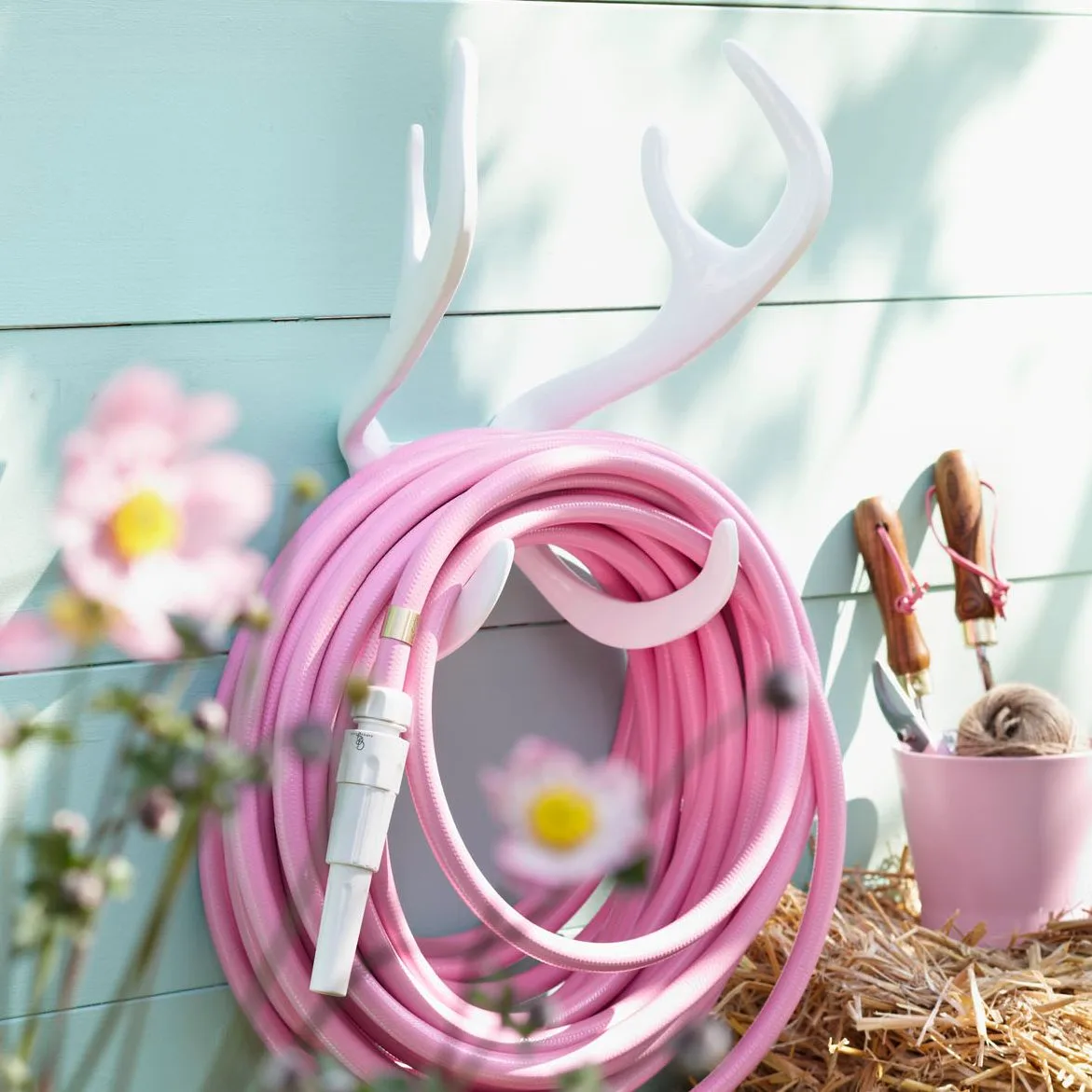 Supporto per parete Garden Glory Reindeer, White Garden Glory