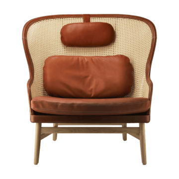 Poltrona Dandy - Rovere naturale-pelle di Tärnsjö cognac - Gärsnäs
