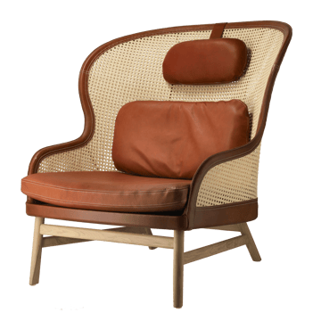 Poltrona Dandy - Rovere naturale-pelle di Tärnsjö cognac - Gärsnäs