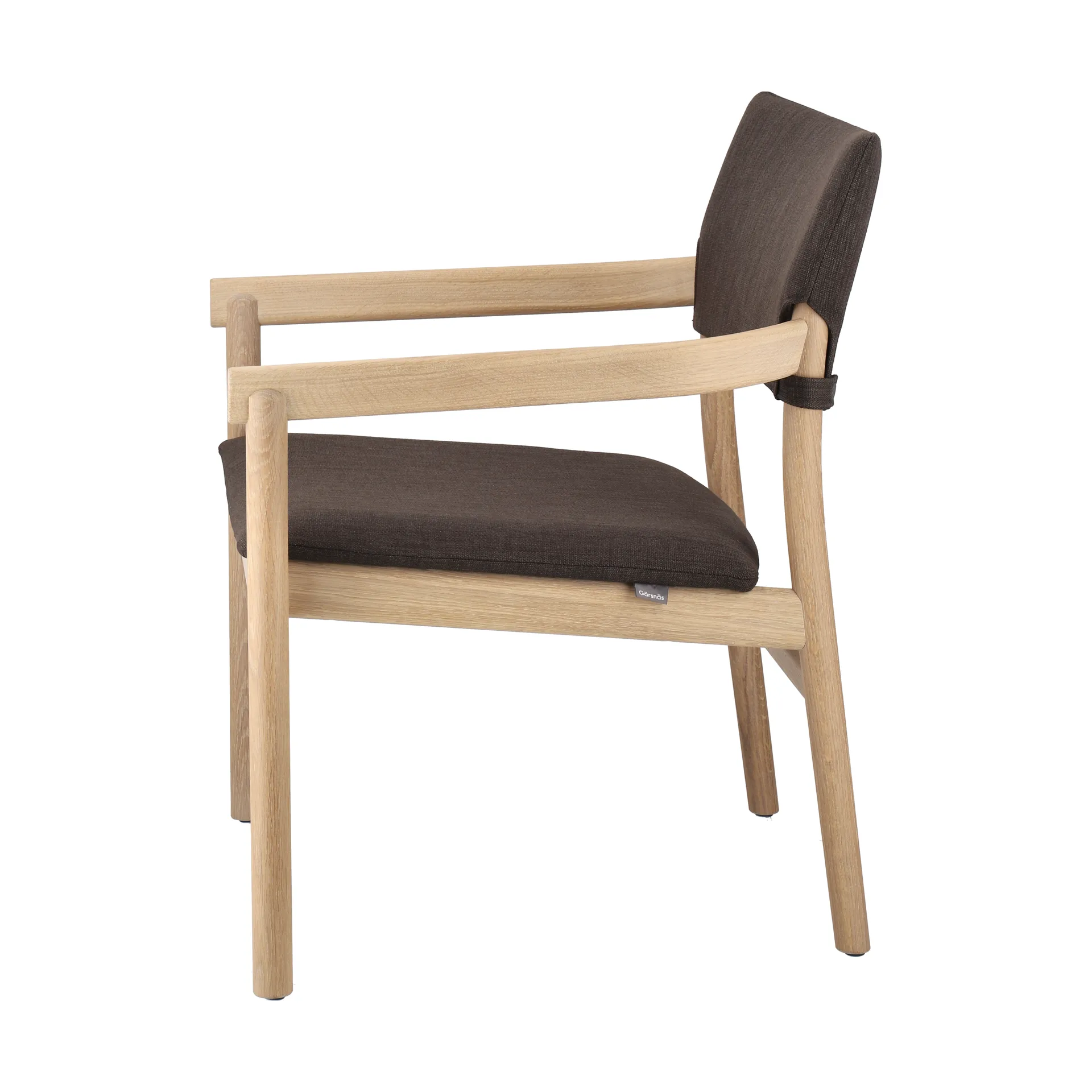 Poltrona Vyn con schienale imbottito, Monocoat naturale-Lido 46 mole Gärsnäs