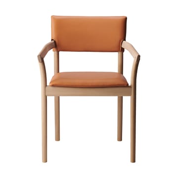 Poltroncina Vyn con schienale imbottito - Monocoat naturale-Elmosoft 43283 - Gärsnäs