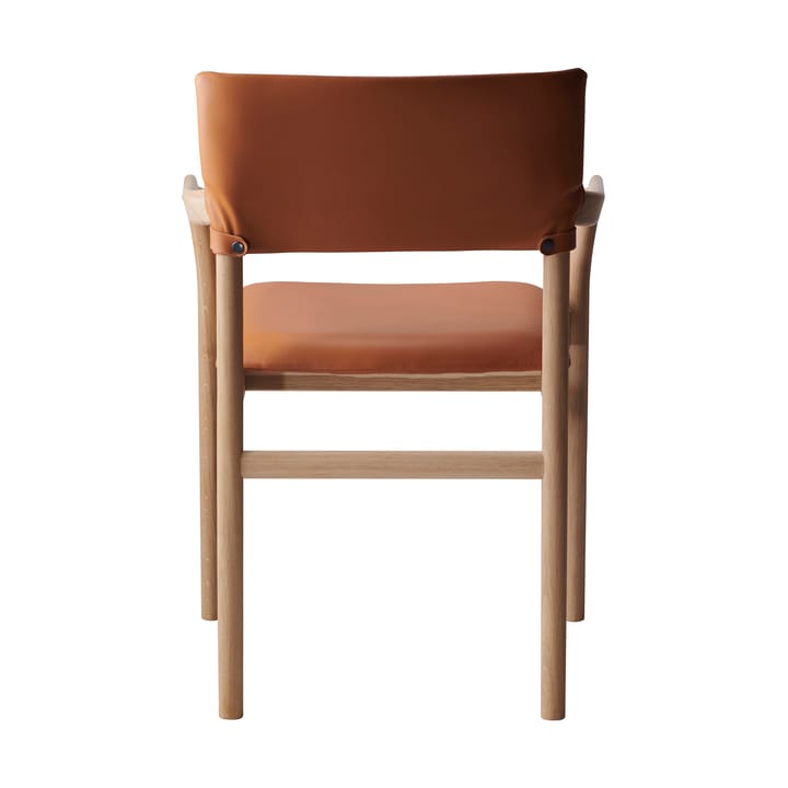 Poltroncina Vyn con schienale imbottito, Monocoat naturale-Elmosoft 43283 Gärsnäs