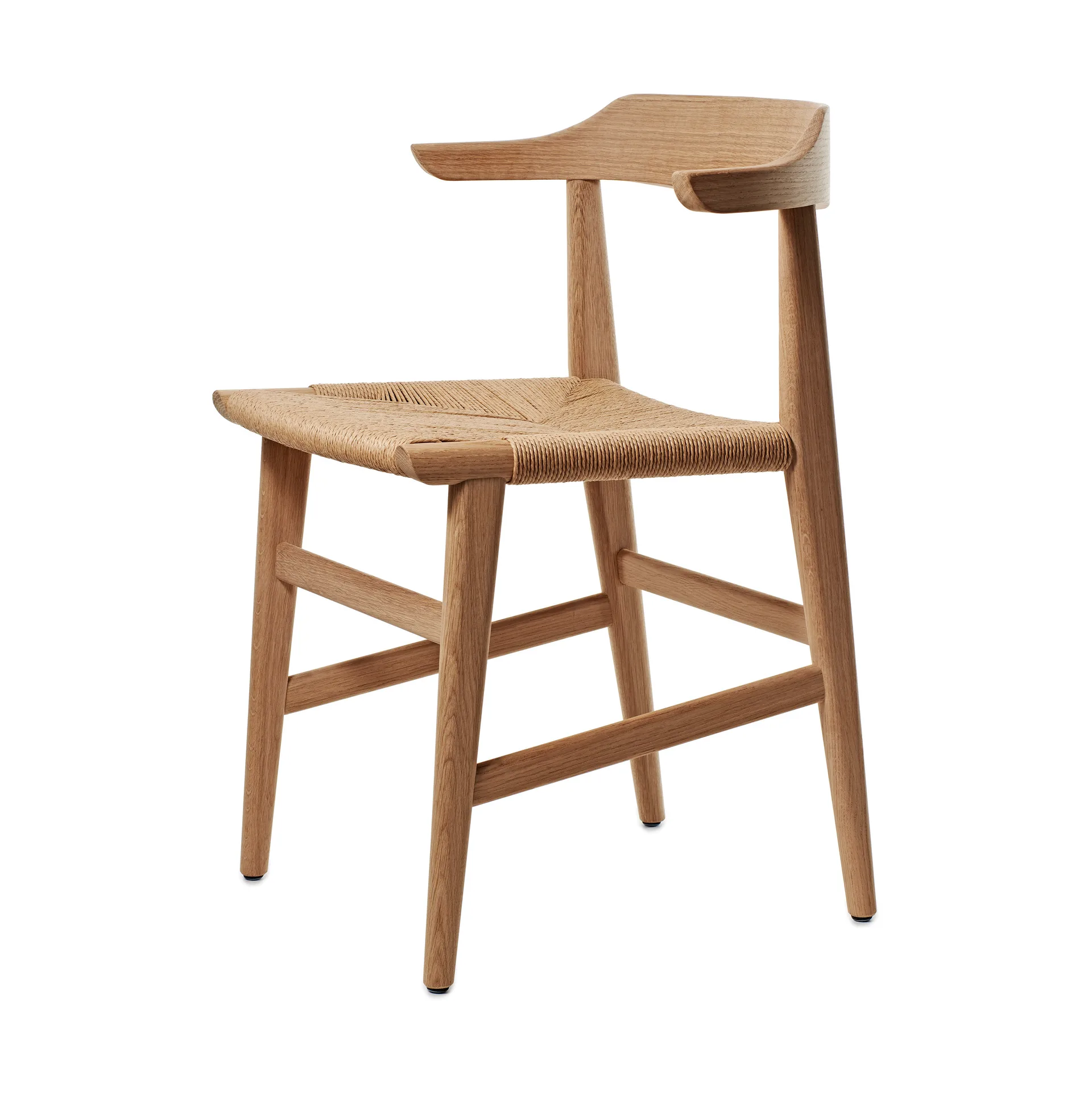 Sedia con braccioli Hedda, Rovere naturale-spago Gärsnäs